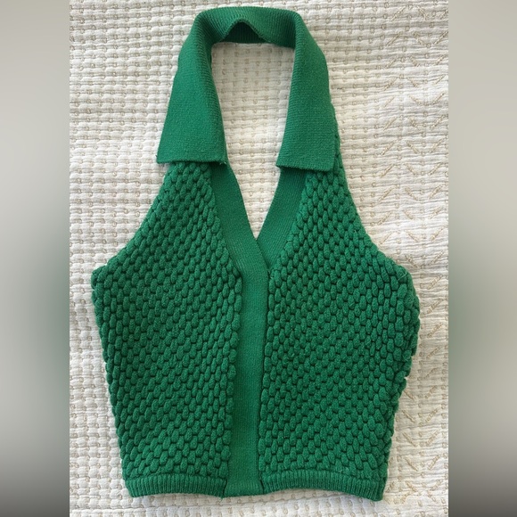 Maniere De Voir Tops - Maniere De Voir Knit Halter